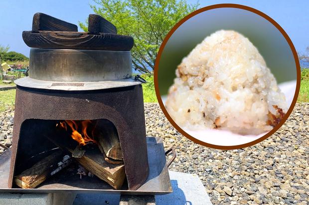 「バスターズ」活動ですいたおなかに絶品おむすび☆