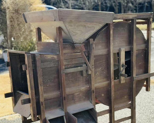 昔ながらの唐箕を使った農業体験ができます！